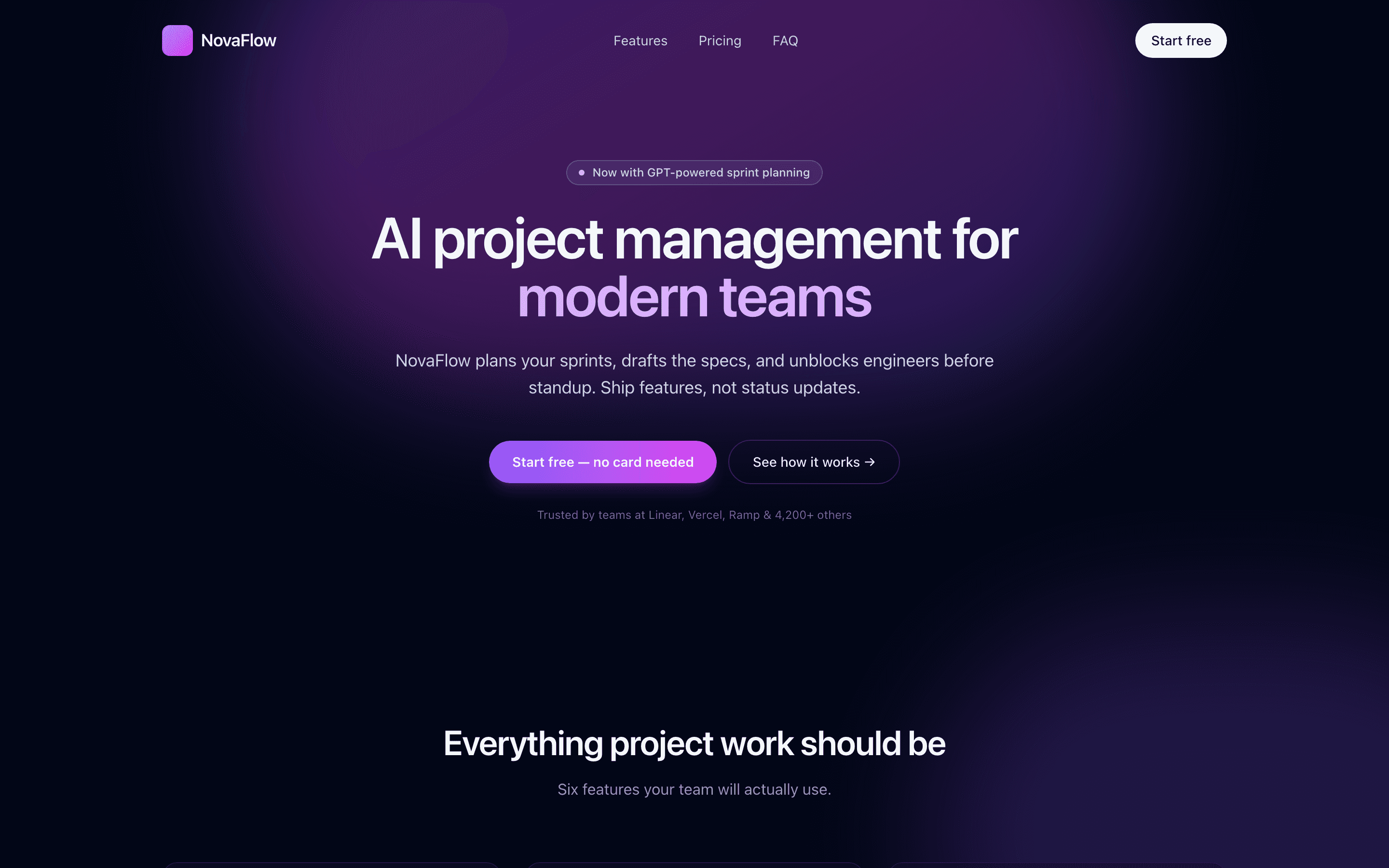 NovaFlow desktop screenshot